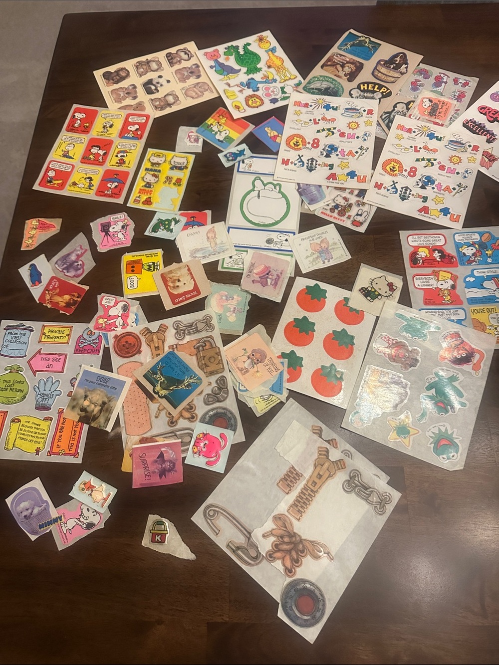 Lot of Vintage Stickers from 70s & 80s